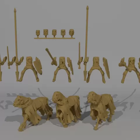 Undead Knight Miniatures Custamizable