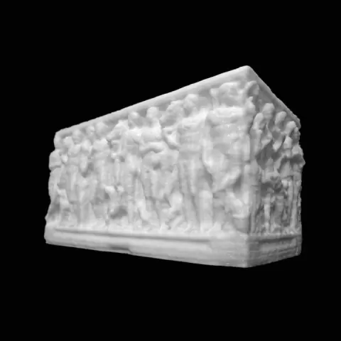 Sarcophagus depicting The Story of Hippolytus at The State Hermitage Museum, St Petersburg by Scan The World