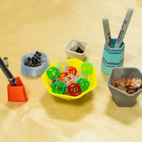 Customizable PolyBowl - with OpenSCAD video walkthrough by mathgrrl