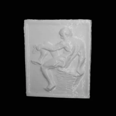 Satyr Seated on a Rock at The State Hermitage Museum, St Petersburg by Scan The World