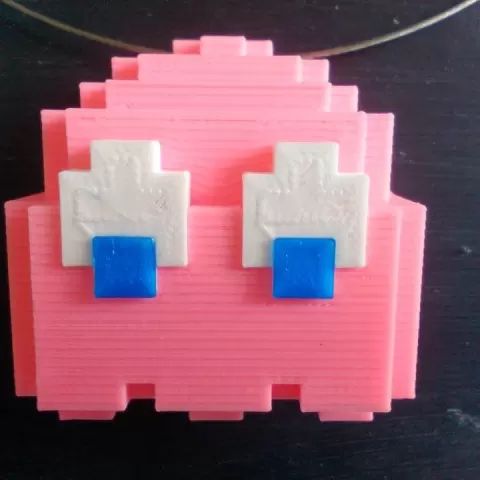 Pacman Ghost Pendant by Cris Thompson