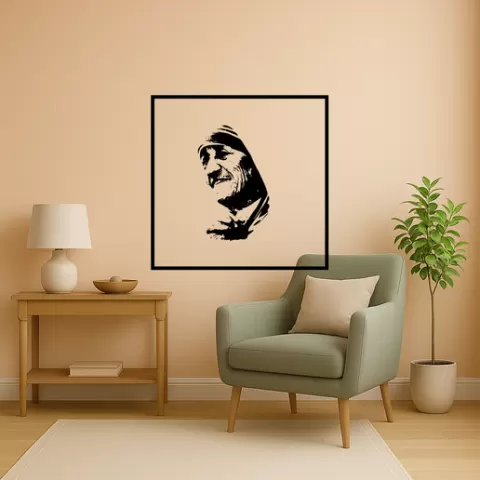 Mother Teresa Mother Teresa Missionaries Of Charity Logo Wall Art Framed