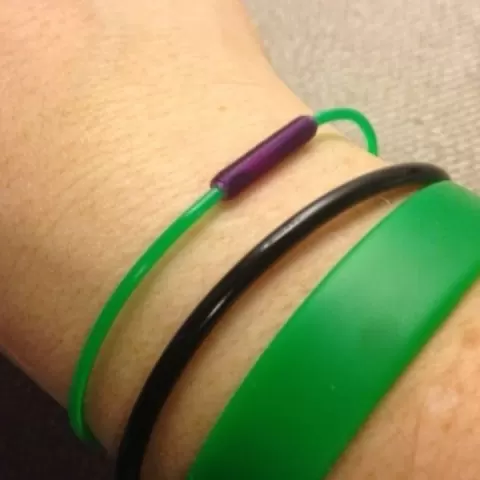 Filament bracelet clasp by mathgrrl