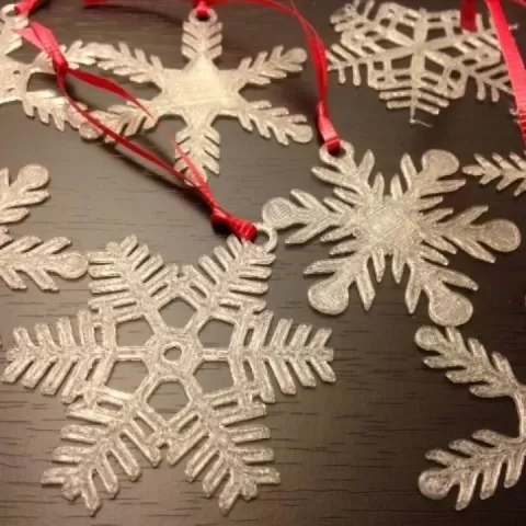 Snowflake Ornaments by mathgrrl