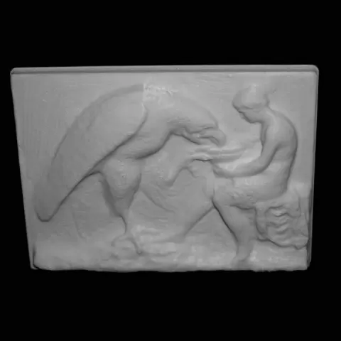 Relief depicting Ganymede and the Eagle at The State Hermitage Museum, St Petersburg by Scan The World