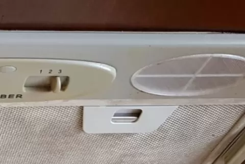 FABER kitchen hood light cover replacement