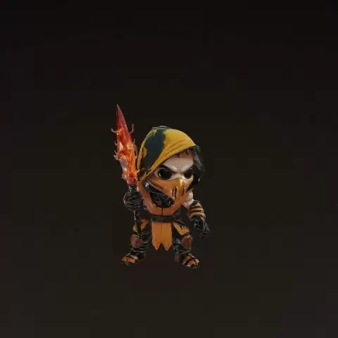 FUNKO SCORPION MORTAL KOMBAT - Moisesdesign7