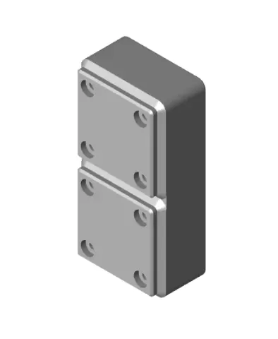 Gridfinity 2x1 USB SD SD-Micro Combo.stl