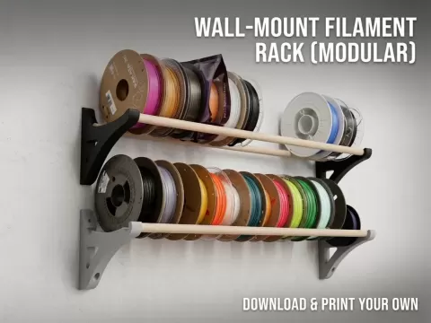 Soporte Modular de Pared para Bobinas (Ampliable)