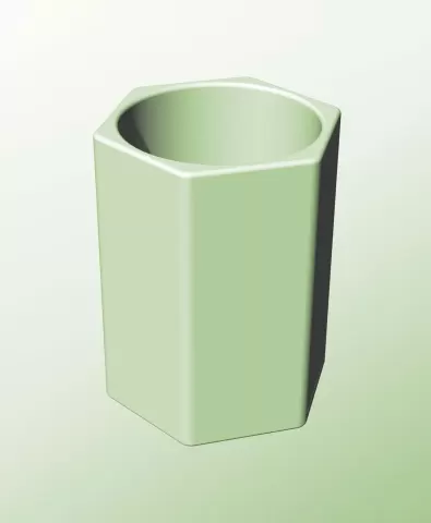 CH128-200 Modular component container for modern decor 3d printing