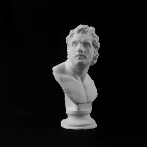 Head of Homeric Hero at The British Museum, London by Scan The World
