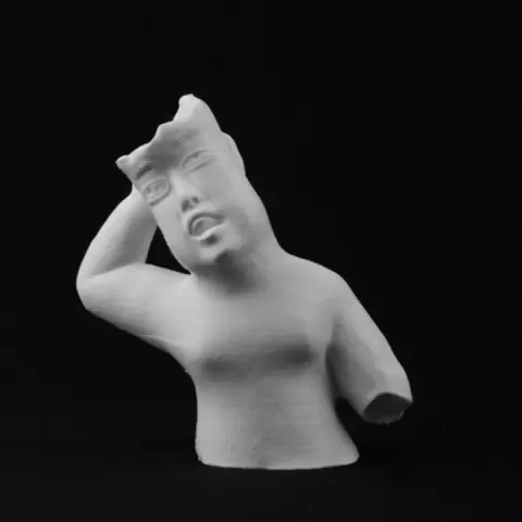 Fragment of a Figure at the Sainsbury Centre for Visual Arts, Norwich by Scan The World