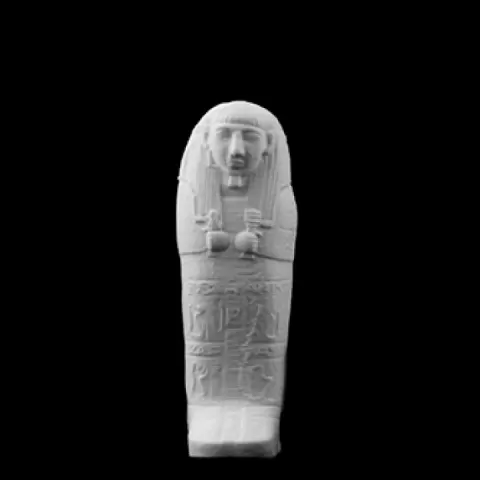 Sarcophagus lid of Setau at The British Museum, London by Scan The World