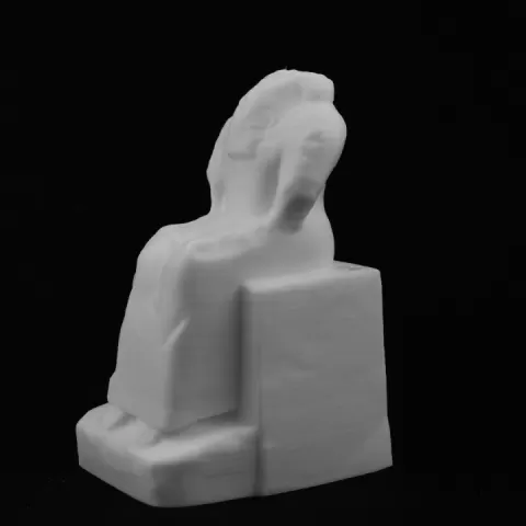 Headless Egyptian Sculpture at The Brooklyn Museum, USA by Scan The World