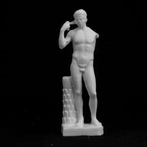 Victorious Youth Athlete at The British Museum, London by Scan The World