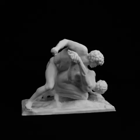 The Uffizi Wrestlers at the Uffizi collection in Florence, Italy by Scan The World
