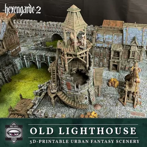 Old Lighthouse by Tired World Studio