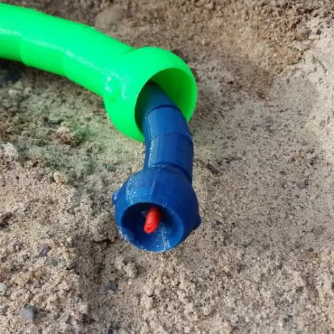 Big snake eats small snake Toy