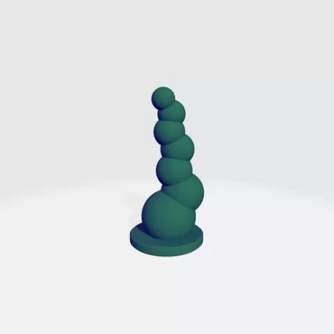 Anal Dildo BEADS BIG Butt Plug sex toy for women and gay men