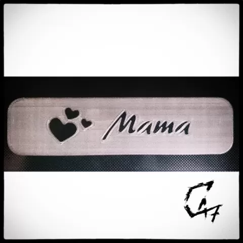 Bookmark - Hearts - Mama / Mom