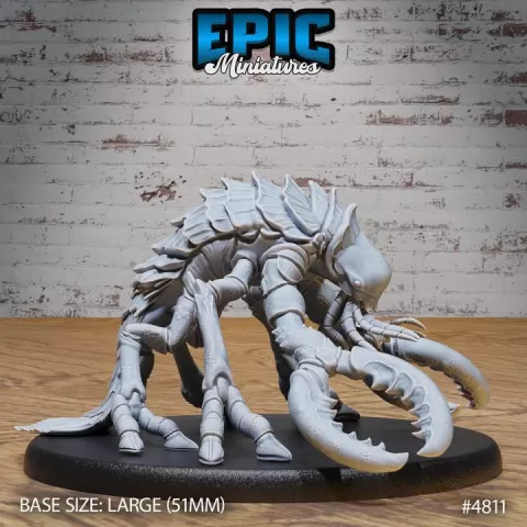 Chuul / Claw Hugger Monster / Lobster Sea Creature / Octocrab Water Beast / Tentacle Crab Hybrid / Underwater Human Predator / Ocean Encounter by Epic-Miniatures