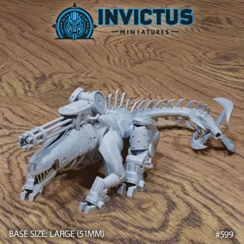 Mecha Panther Sitting / Steampunk Battle Robot / Steam Cat Construct Jaguar Leopard Cougar Beast / Steel Wild Animal Machine / Space Infantry Monster / Cosmic Invasion Army / Cyberpunk Steam Technology / Sci-Fi Encounter by Epic-Miniatures