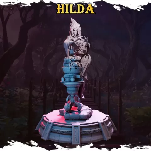 Hilda from Ladies of Fairy Tales (Bust included) by Black Bird Miniatures