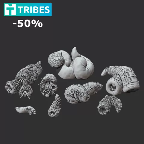 Worms Bundle by Sculpting George