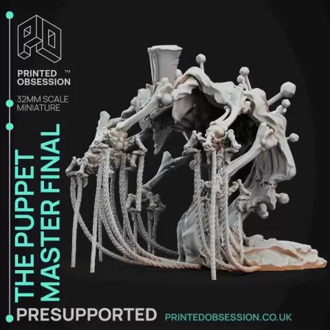 Puppet Master Horror Form- Puppet Master Show-Presupported - - Printed Obsession