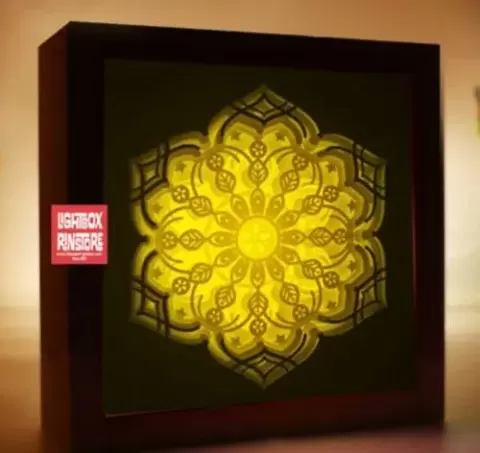 Mandala 1 light box - tecnoculebras