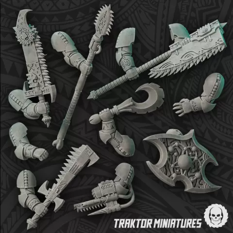 Void Shark Elite Weapons by Traktor Miniatures
