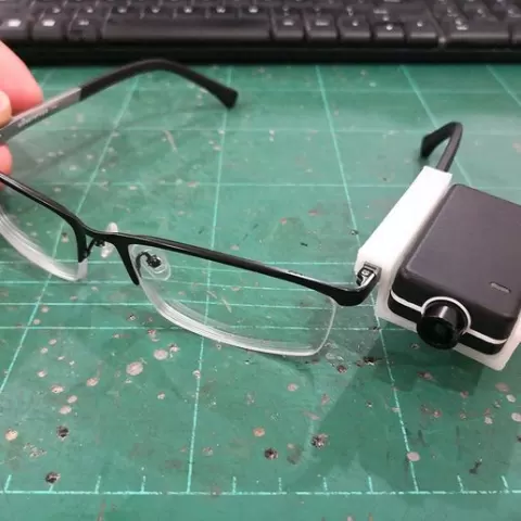 Mobius Mini Holder for Spectacle Eye Level View Recording