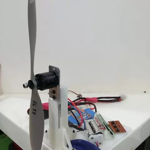 Thrust Meter Stand from Kitchen Scale
