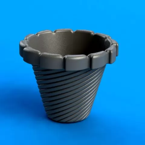 Pot for mini cactus, model 1!