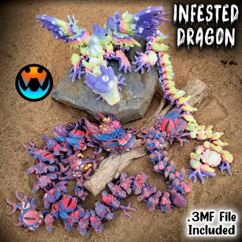 Infested Dragon by Cinderwing3D