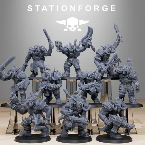 Orkaz Trolls by Station Forge
