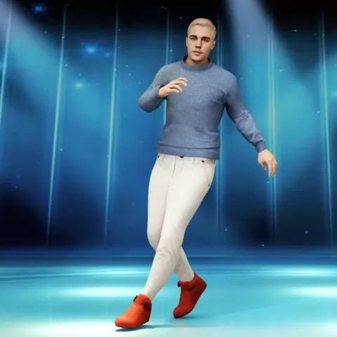 Justin Bieber rigged animation