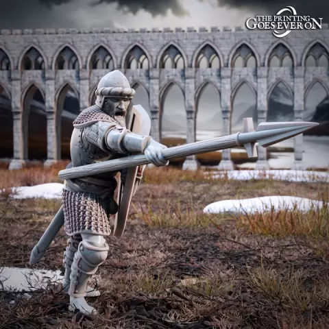 Warrior of the Northern Kingdom - B - Presupported by The Printing Goes Ever On