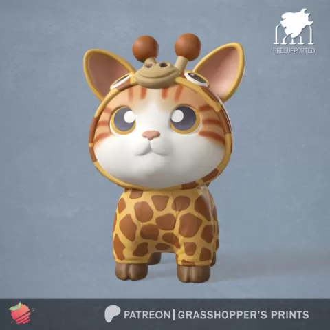 COSTUMED CAT GIRAFFE by Grass Hopper