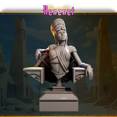 Renenet bust from Ladies of the Desert by Black Bird Miniatures