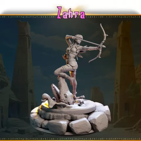 Zahra from Ladies of the Desert by Black Bird Miniatures