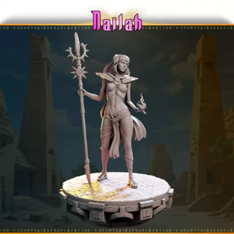 Nailah from Ladies of the Desert by Black Bird Miniatures