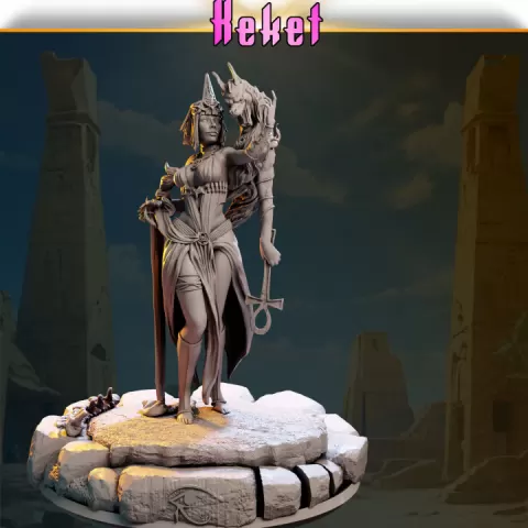 Keket from Ladies of the Desert by Black Bird Miniatures