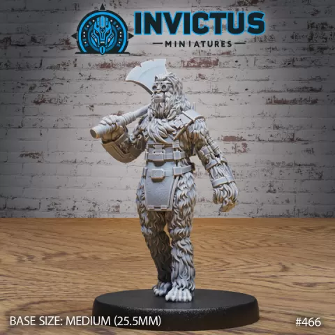 Woolly Rebel Axe / Smuggler Alien / Galactic Pirate / Space Bandit / Cosmic War / Star Battle Army / Cyberpunk Trooper Attack / Humanoid Corsair / Sci-Fi Encounter by Epic-Miniatures