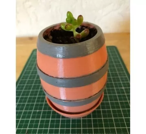 Customizable Barrel Planter