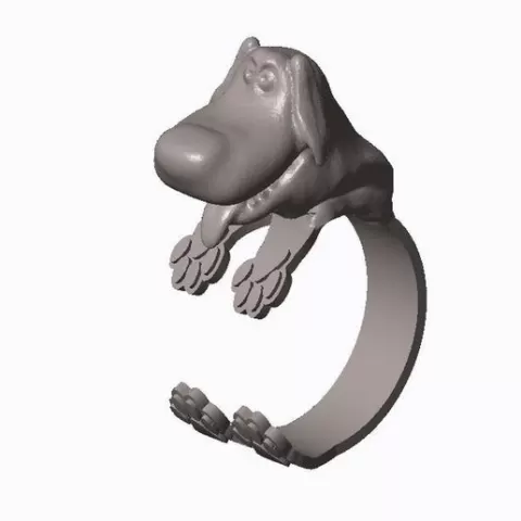 Dog ring for 3D print