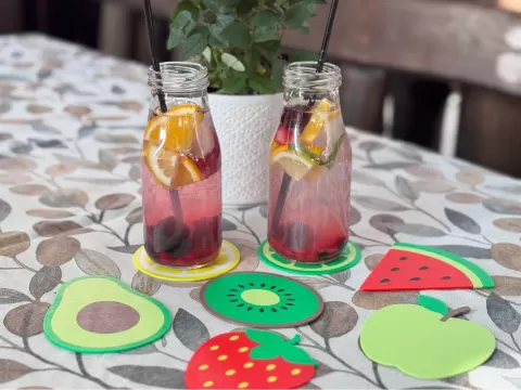 Fruit coaster collection