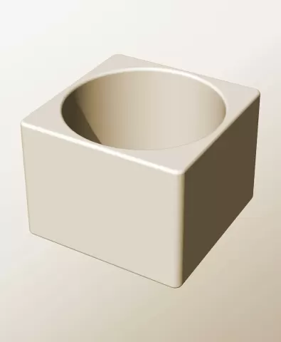 CS96-75 Stackable bin box module for creative home decor 3d print stl