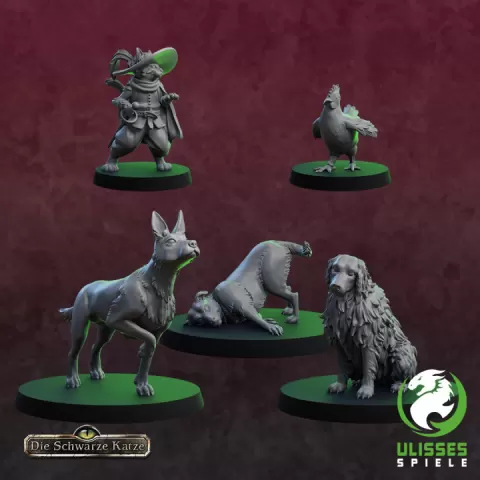 A Furry Tale - The Hounding / Die Schwarze Katze - Hundehatz by Ulisses Spiele
