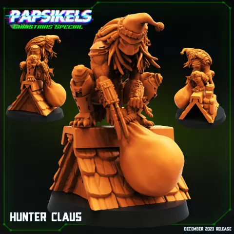 HUNTER CLAUS by PAPSIKELS MINIATURES